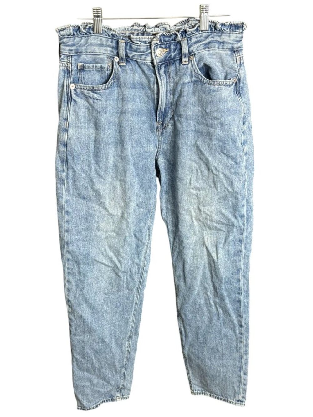 American Eagle Mom Jean Frilly Waist Size 4